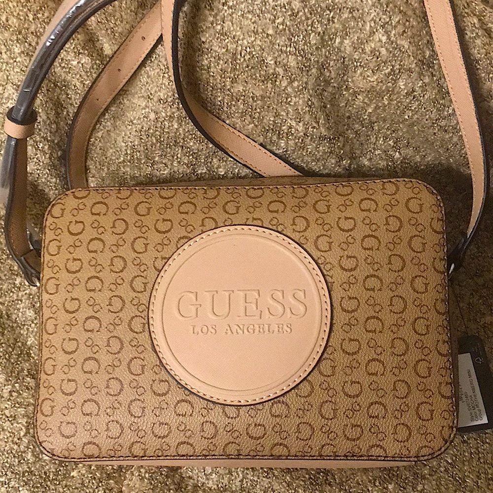 Guess Camera Crossbody Bag Mocha Color G By Guess Los Angeles HTF New NWT